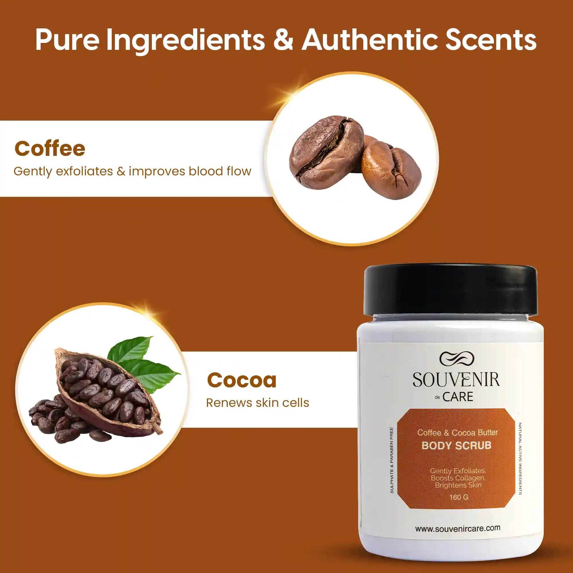 Body Scrub – Coffee & Cocoa Butter - Image 3